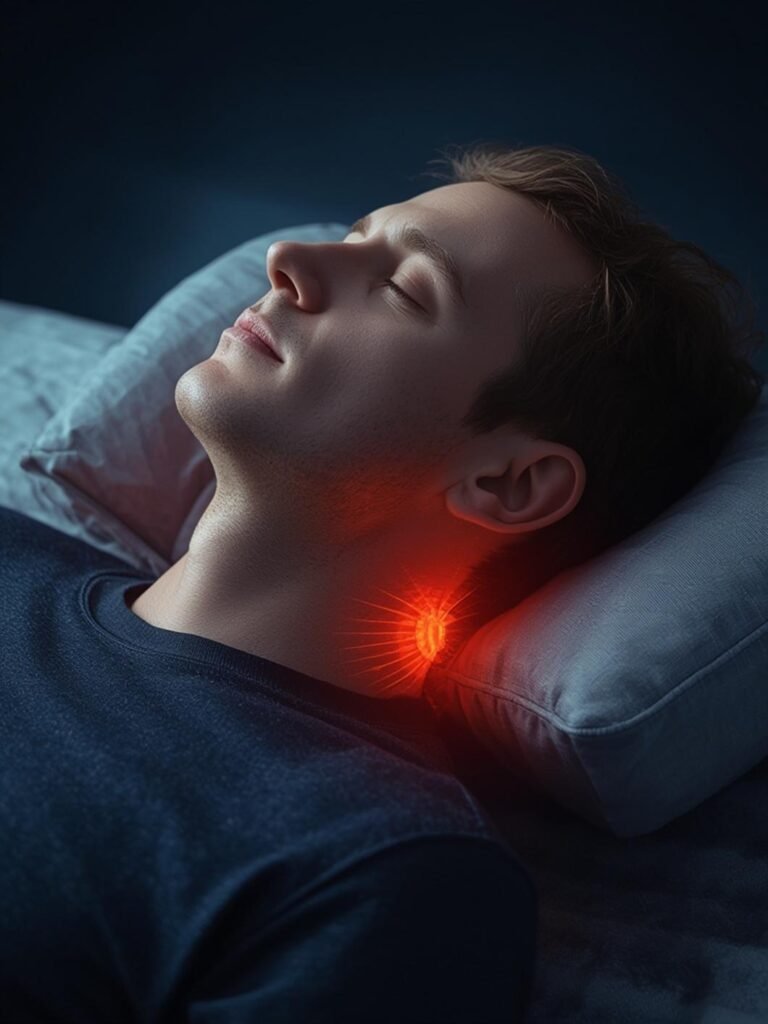 Pillow support for neck pain enjoying