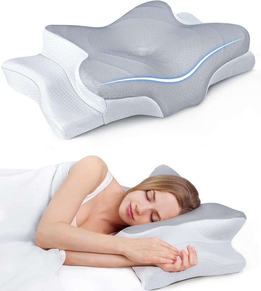 Ultra Pain Relief Cooling Pillow for Neck Support